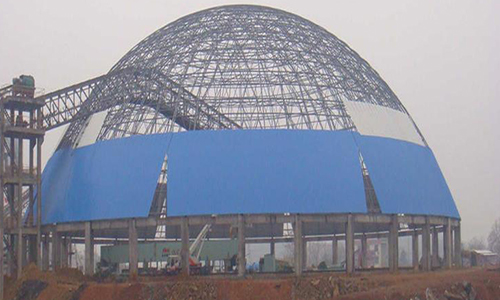 常州螺栓球网架加工的注意事项